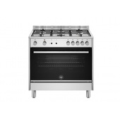Bertazzoni La Germania Futura FTR965GXV/24 cucina Elettrico/Gas Gas Nero, Acciaio inox