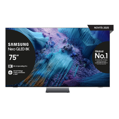 Samsung Smart TV 75” QE75QN990FTXZT Neo QLED 8K Mini LED 2025
