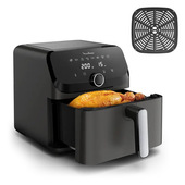 Moulinex Easy Fry Mega EZ855H , Friggitrice ad aria, Capacità Extra Large 7,5L/2kg, 8 programmi preimpostati, Coal Grey