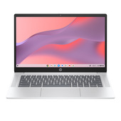 HP Chromebook 14a-nf0006nl Intel® N N100 35,6 cm (14") HD 8 GB LPDDR5-SDRAM 256 GB UFS Wi-Fi 6E (802.11ax) ChromeOS Argento