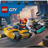 LEGO City 60400 Go-Kart e Piloti, Modellini da Costruire di Mini Go Kart da Corsa, Veicoli Giocattolo per Bambini di 5+ Anni