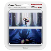 Nintendo New 3DS Cover 023 Blu, Grigio