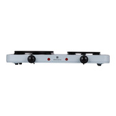Electroline ELNEXTHOB298BTR piano cottura Nero, Bianco Superficie piana Piastra sigillata 2 Fornello(i)