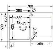 Franke MRG 611 Lavello ad incasso Rettangolare Fragranito