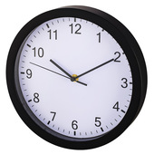 Hama Orologio da muro Pure, 25 cm, movimento silenzioso, nero