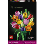 LEGO Botanicals 11501 Bouquet di Tulipani, 14 Fiori Finti da Costruire per Adulti in 5 Colori, Regalo Fai da Te per Donne