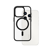PanzerGlass CARE Flagship Case Transparent Urban Combat w. Black MagSafe iPhone 15 Pro