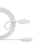 Electroline Cavo da Type C a Lightning 1m, Bianco