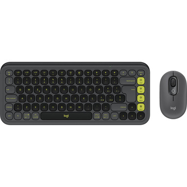 Logitech 920-013115 tastiera Mouse incluso Universale Bluetooth QWERTY Indiano Grafite, Verde