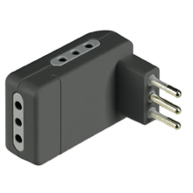 bticino S3605GE adattatore per presa di corrente Nero