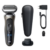 Braun Series 7 72-C1200s Trimmer Nero, Bronzo, Acciaio inox