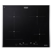 De’Longhi PIN 65 TC Nero Da incasso 60 cm Piano cottura a induzione 4 Fornello(i)