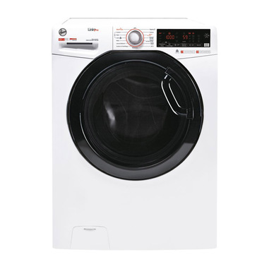 Hoover LINK PRO HLWP4106TAMBE-11 lavasciuga Libera installazione Caricamento frontale Bianco D
