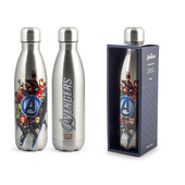 H&H Lifestyle 9856512 borraccia Uso quotidiano 500 ml Acciaio inossidabile Multicolore