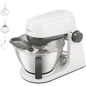 Kenwood Multi Tasker - Impastatrice Planetaria, Paraschizzi, 100W, 4,3L, Bianco