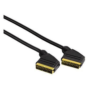 Hama Cavo Scart M/Scart M, 1,5 metri, 21 poli, connettori dorati, sfuso (25pzz.)
