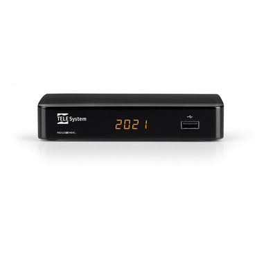 TELE System FACILE DVB-T2 HEVC /02 Cavo Full HD Nero