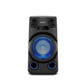 Sony MHC-V13 - Altoparlante Bluetooth All in One con JET BASS BOOSTER, Effetti Luminosi, Lettore CD, USB, Nero