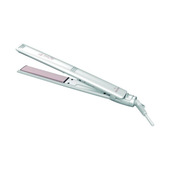 GA.MA Piastra Elegance Lino: piastra ideale per capelli secchi e sfibrati, Tecnologia Olio Attivo che ristruttura la fibra del capello, Anti Crespo, Trafile in Ceramica, Scorrimento delicato, Riscaldamento Istantaneo, temperatura fissa a 230°C