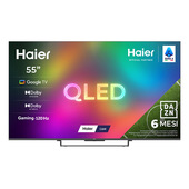 Haier S85 Series H55S85GTV 139,7 cm (55") 4K Qled Ultra HD Smart TV Wi-Fi Nero
