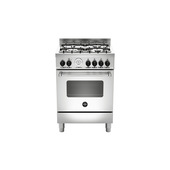 Bertazzoni La Germania Americana AMN664GXT cucina Elettrico/Gas Gas Acciaio inox