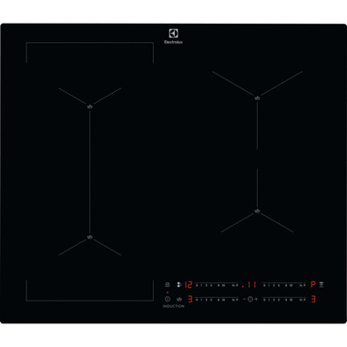 Electrolux EIS62449C Nero Da incasso 60 cm Piano cottura a induzione 4 Fornello(i)