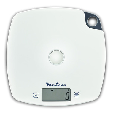 Moulinex BN1000 Grigio, Bianco Quadrato Bilancia da cucina elettronica
