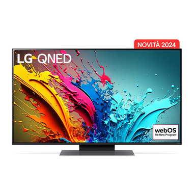 LG QNED AI 50'' Serie QNED87 50QNED87T6B, TV 4K, 4 HDMI, SMART TV 2024