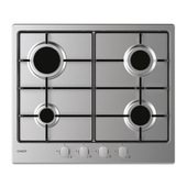 Candy Idea CHW6BRX Acciaio inox Da incasso 60 cm Gas 4 Fornello(i)