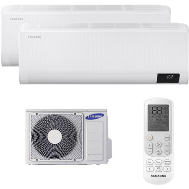 Samsung Dualsplit 9000+12000BTu Wind-Free Comfort Next AJ040TXJ2KGEU + AR09TXFCAWKNEU + AR12TXFCAWKNEU condizionatore fisso