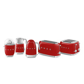 Smeg Tostapane 50's Style – Rosso LUCIDO 2x4 – TSF02RDEU