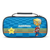 PowerA NSCS0131-01 custodia per console portatile Cover Nintendo Feltro, Gomma Blu