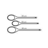 Tescoma Set 3 Cucchiai ovali woody