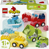 LEGO DUPLO 10474 Veicoli Creativi, Gioco Didattico con Macchine, Camion e Elicottero Giocattolo, Idea Regalo da 1 Anno in su