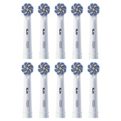 Oral-B Testina Di Ricambio PRO Sensitive Clean Bianca, Confezione Da 10 Testine