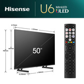 Hisense Smart TV Mini-LED 50" 4K 50U6NQ
