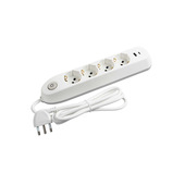 bticino Poker prolunghe e multiple 1,5 m 4 presa(e) AC Interno Bianco