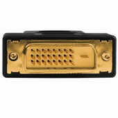 Hama Adattatore Monitor HDMI F/DVI-D M, Dual Link, connettori dorati, nero,3 stelle