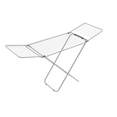 Joia Home ST186 stendino e filo asciugabiancheria Stendibiancheria con alette Argento