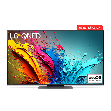 LG QNED AI 55'' Serie QNED87 55QNED87T6B, TV 4K, 4 HDMI, SMART TV 2024