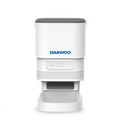 Daewoo D-PF13 distributore di cibo e acqua per cani e gatti Acrilonitrile butadiene stirene (ABS) Grigio, Bianco Universale Alimentatore automatico per animali domestici