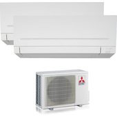 Mitsubishi Electric Dualsplit 9000+12000BTu AP