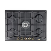 De’Longhi ANF 57 PRO piano cottura Antracite Da incasso 68 cm Gas 5 Fornello(i)