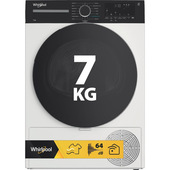 Whirlpool C WSD 74M WBS IT, Capacità Slim 7kg, classe C, colore White, Display digitale XL, Slim | Profondità mobile: 46 cm