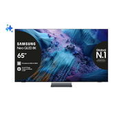 Samsung Neo QLED AI TV 65" QE65QN990FTXZT 8K Mini LED, Processore NQ8 AI Gen3, 8K AI Upscaling Pro, Glare Free, Neo Quantum HDR 8K Pro, Dolby Atmos & OTS Pro, Infinity Air Design, Vision AI Smart TV, 2025