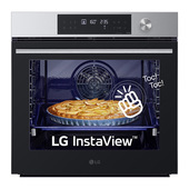 LG InstaView WS7D7630S Forno multifunzione, classe A+, 76L, Air Fry, Sous Vide, EasyClean, Pirolisi, Wi-Fi, Acciaio