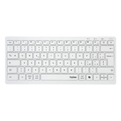 IOPLEE Tastiera wireless ricaricabile bianca