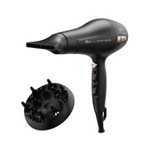 Bellissima Imetec My Pro P3 3400 Asciugacapelli, Motore professionale, Ionizzatore per Capelli morbidi e Idratati, Griglia Rivestita in Ceramica, Potenza 2400 Watt, Diffusore per capelli ricci