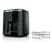 Bosch Serie 6 Friggitrice ad aria Nero MAF671B1