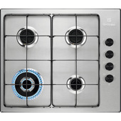 Electrolux Serie 300 EGS6414X Acciaio inox Da incasso 60 cm Gas 4 Fornello(i)